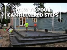 stairs stamped concrete