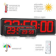 Outdoor Digital Clock Industrial Led