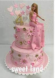 Doll Wala Cake Photo gambar png