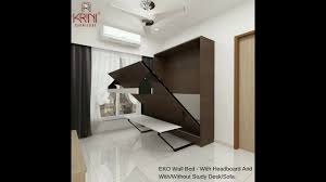 eko wall bed with horizontal table
