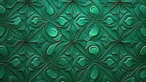 beautiful green tile ornaments create