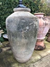 Antique Extra Large Clay Pots From