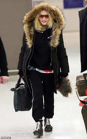 Madonna Bundles Up In Giant Fur Hood