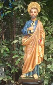 Wooden And Fiber Catholic Saint Statue