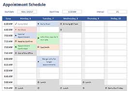 Work Schedule Template For Excel