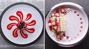 Your dessert spoon and fork are. Plate It Until You Make It 11 Clever Ways To Present Food Like A Pro Food Hacks By So Yummy Youtube