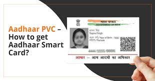 get aadhaar smart card