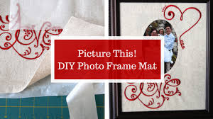 ♥ + frame + cute paper = adorable we can't get through one holiday before we are on to the next! Valentine S Day Diy Photo Frame Mat Sulky