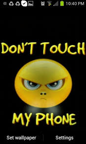 dont touch my phone live wallpaper free