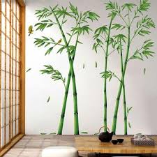 Removable Green Bamboo Forest Depths