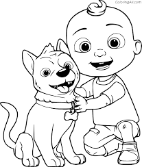 Cocomelon coloring pages are a fun way for kids of all ages to develop creativity, focus, motor skills and color recognition. Cocomelon Coloring Pages Coloringall