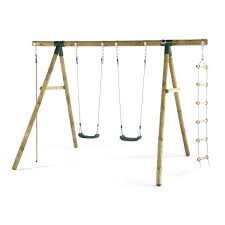 Buy Gibbon Wooden Garden Swing Set