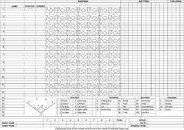 free softball score sheet pdf 69kb