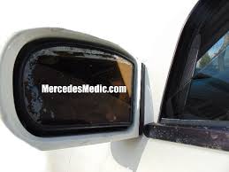 mercedes wing mirror glass replacement