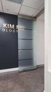 Michael Kim Md Dermatology Glass Door