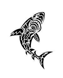 hammerhead shark tattoo vector images