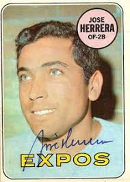 Jose Herrera Autograph on a 1969 Topps (#378) - jose_herrera_autograph2