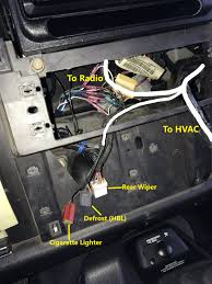 Similar in design to cj7, but with rectangular headlights and turn signal lights, and a squared off front grille. How To Factory Wire Your Tj For A Hardtop Part 1 Dash Harness Jeep Wrangler Tj Forum