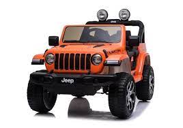 Check spelling or type a new query. Kinderauto Jeep Wrangler Rubicon Orange Elektrofahrzeuge Autos