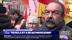 Retraites: pour Philippe Martinez (CGT), la réponse d'Emmanuel Macron est  "un bras d'honneur aux syndicats et au mouvement social"
