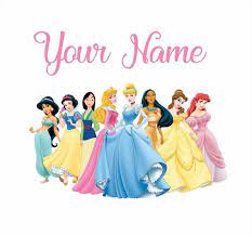Disney Princesses Personalised Wall