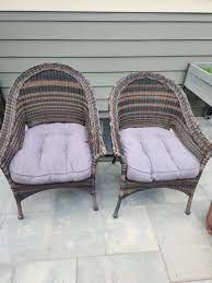 Two Outdoor Patio Chairs For For
