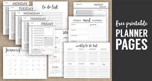 monthly planner template printable