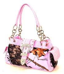 pink camo mossy oak purse handbag