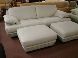 natuzzi leather sleeper sofa white with