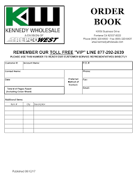 Order Book Kennedy Wholesale Manualzz Com