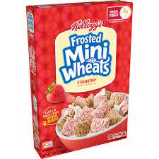 frosted mini wheats strawberry cereal