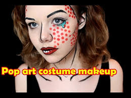 pop art costume makeup tutorial you