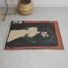 madonna edvard munch rug by the