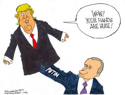 Image result for caricature trump and putin