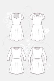 Im bernina blog findet ihr eine grosse auswahl an kostenlosen schnittmustern zum download. Schnittmuster Fur Das Jerseykleid Ella Romantic