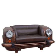 3 Seater Wooden Industrial Retro