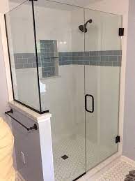 custom shower enclosure installed for
