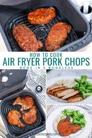 how to cook pork chops in the air fryer