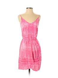 Details About Au Amanda Uprichard Women Pink Casual Dress S