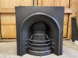 Arched Cast Iron Fireplace Insert