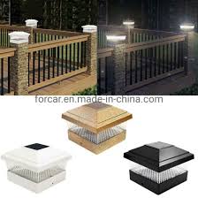 china solar led post lights outdoor