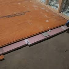 rigid foam above a concrete slab