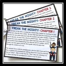 According to freak's dictionary at the end of the book, freak is exactly seventy. Freak The Mighty Chapter Summary Cards By Presto Plans Tpt