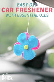diy car air freshener with essential oils