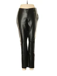 Details About Fredericks Of Hollywood Women Black Faux Leather Pants 8