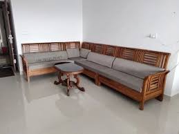 teak wood corner sofa 19