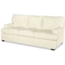 white leather queen sofa sleeper