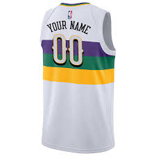 Fanatics international is also a great source for pelicans player jerseys for your. Men S Nike White New Orleans Pelicans 2019 20 Swingman Custom Jersey City Edition