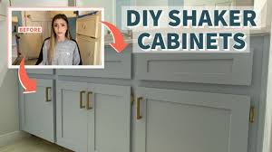 cabinets diy faux shaker doors