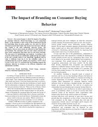Factors influencing consumer buying behaviour thesis
